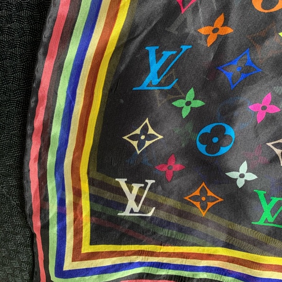 Louis Vuitton multicolor monogram bandana - Picture 11 of 16
